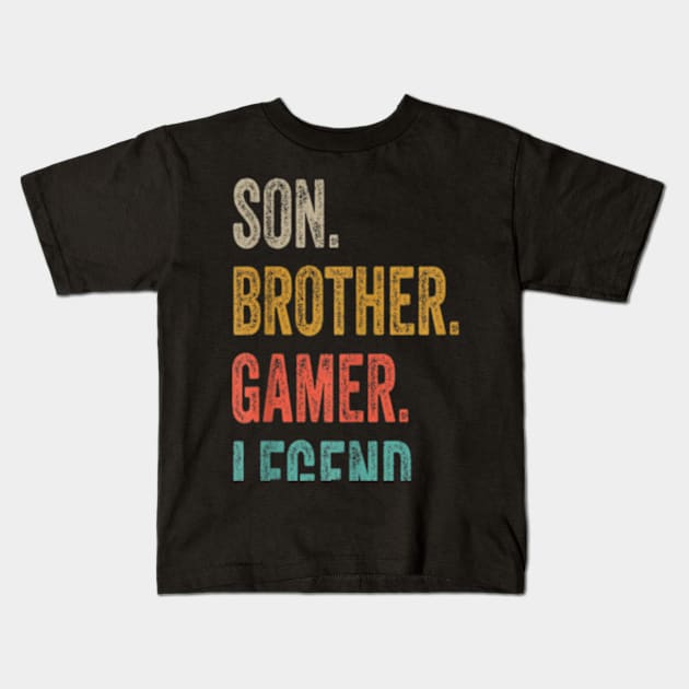 Gaming Gifts For Teenage Boys 8 16 Year Old Christmas Gamer T Shirt Kids T-Shirt by Gadsengarland.Art